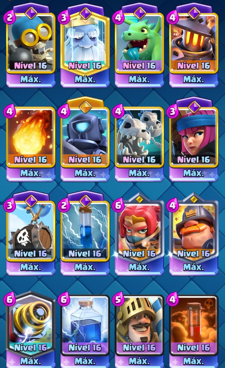 [CONTA CLASH ROYALE 8 ANOS NÍVEL VETERANA]