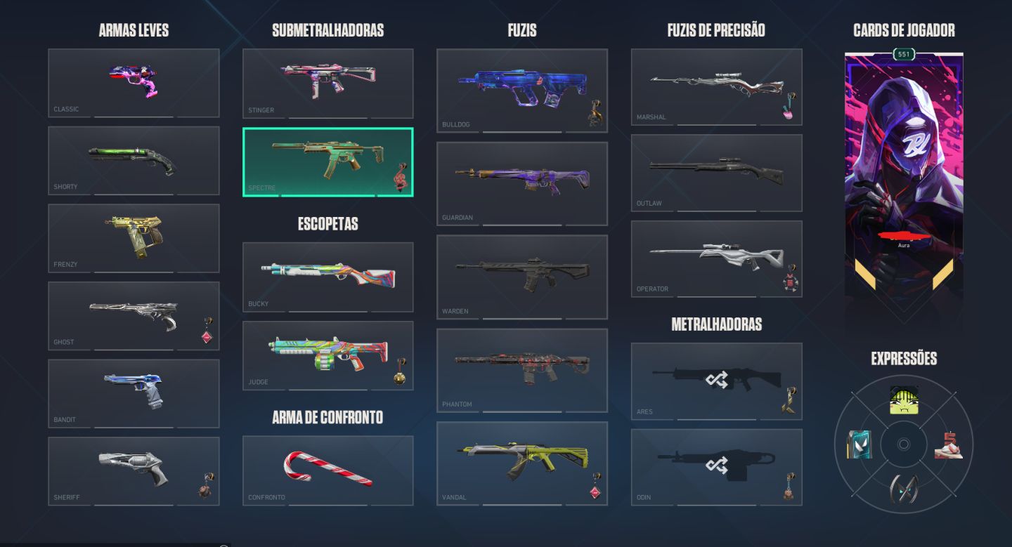 Conta valorant com skin champions 2023