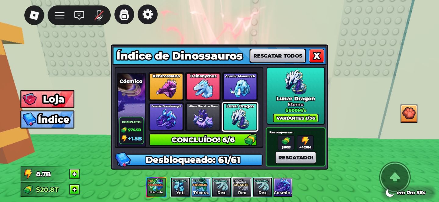 CONTA DE MONTE UM DINOSSAURO!