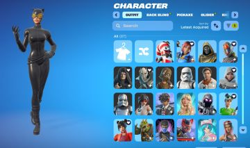 Conta Fortnite 87 Skins | Mulher gato | Pacote sombrio | (Somente Pc)