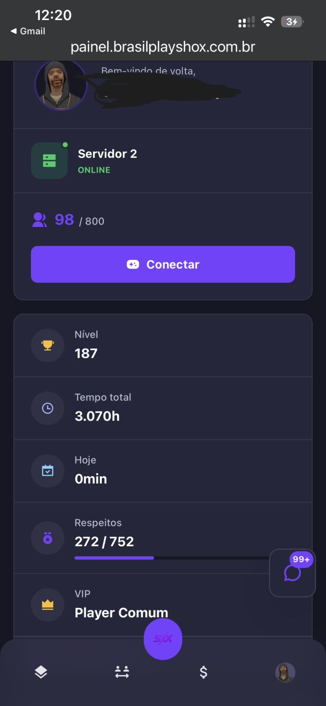 Conta gta BPS BRASIL PLAY SHOX
