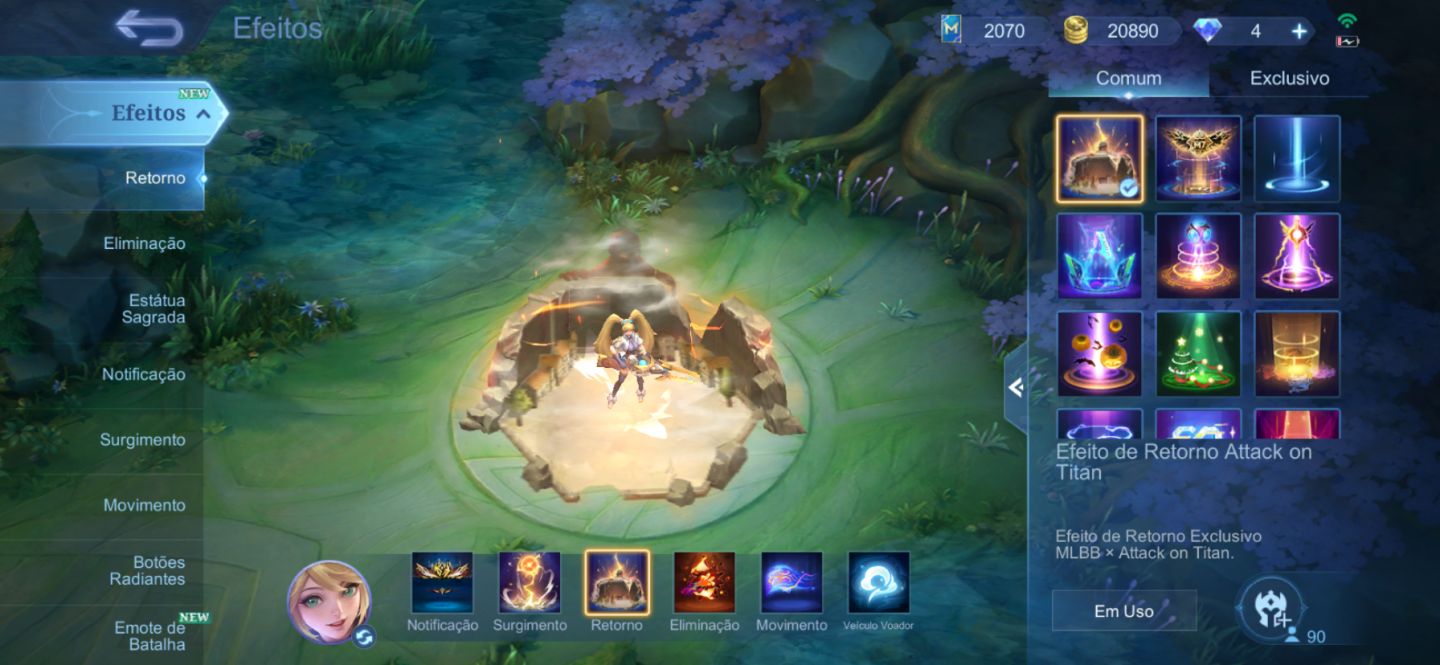 Conta de MOBILE LEGENDS FANNY MIKASA