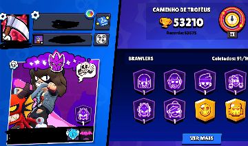 CONTA RARA BRAWL STARS +5 ANOS 245 SKINS 91 BRAWLERS MUITOS ITENS ANTIGOS!