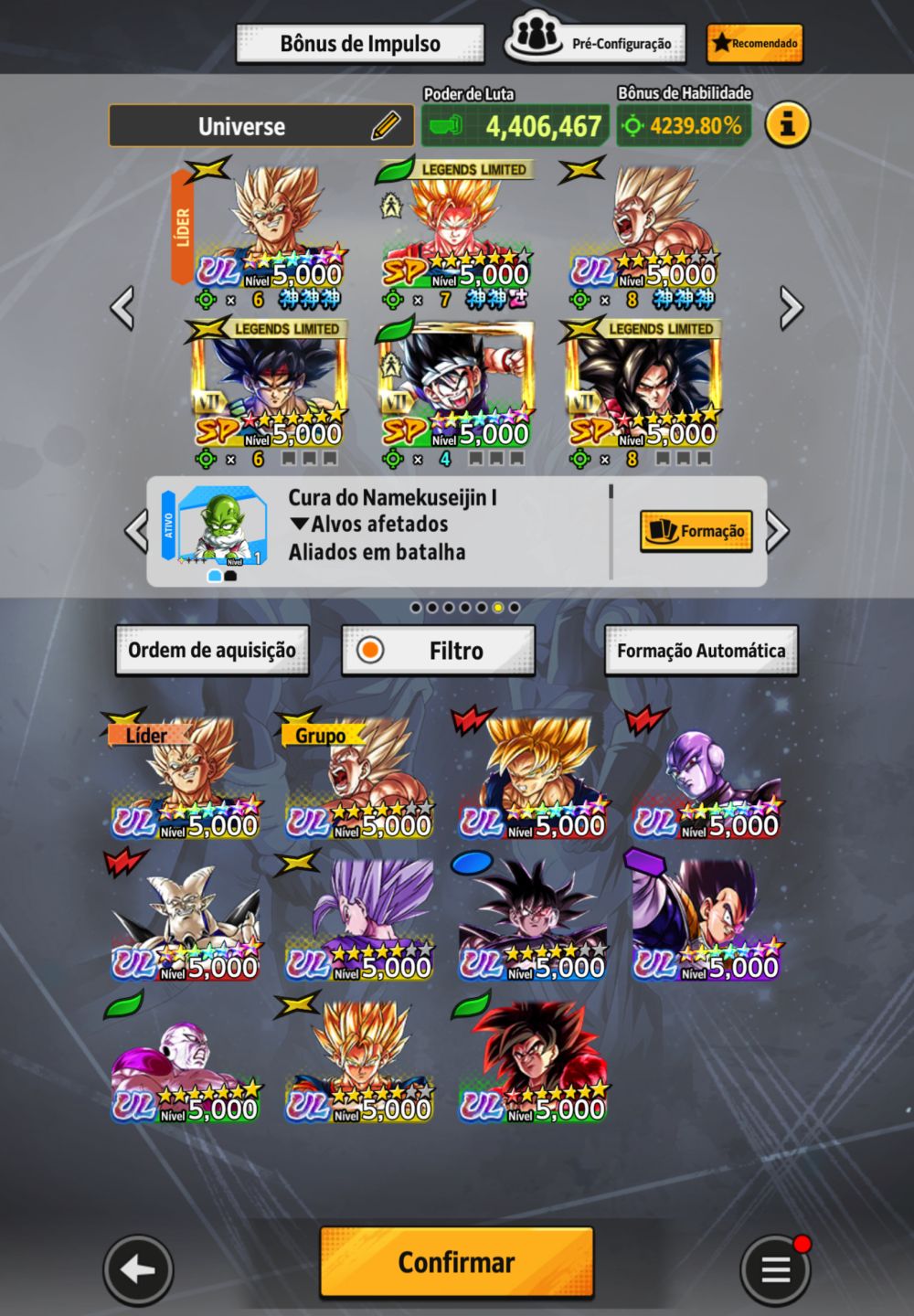 Conta mid game magin vegeta full 14 e hit full 14