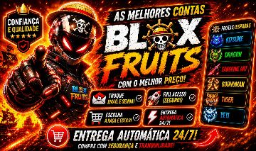 [ENVIO IMEDIATO] V4 / SANGUINE / KITSUNE / TIGER / CDK - CONTAS BLOXFRUITS