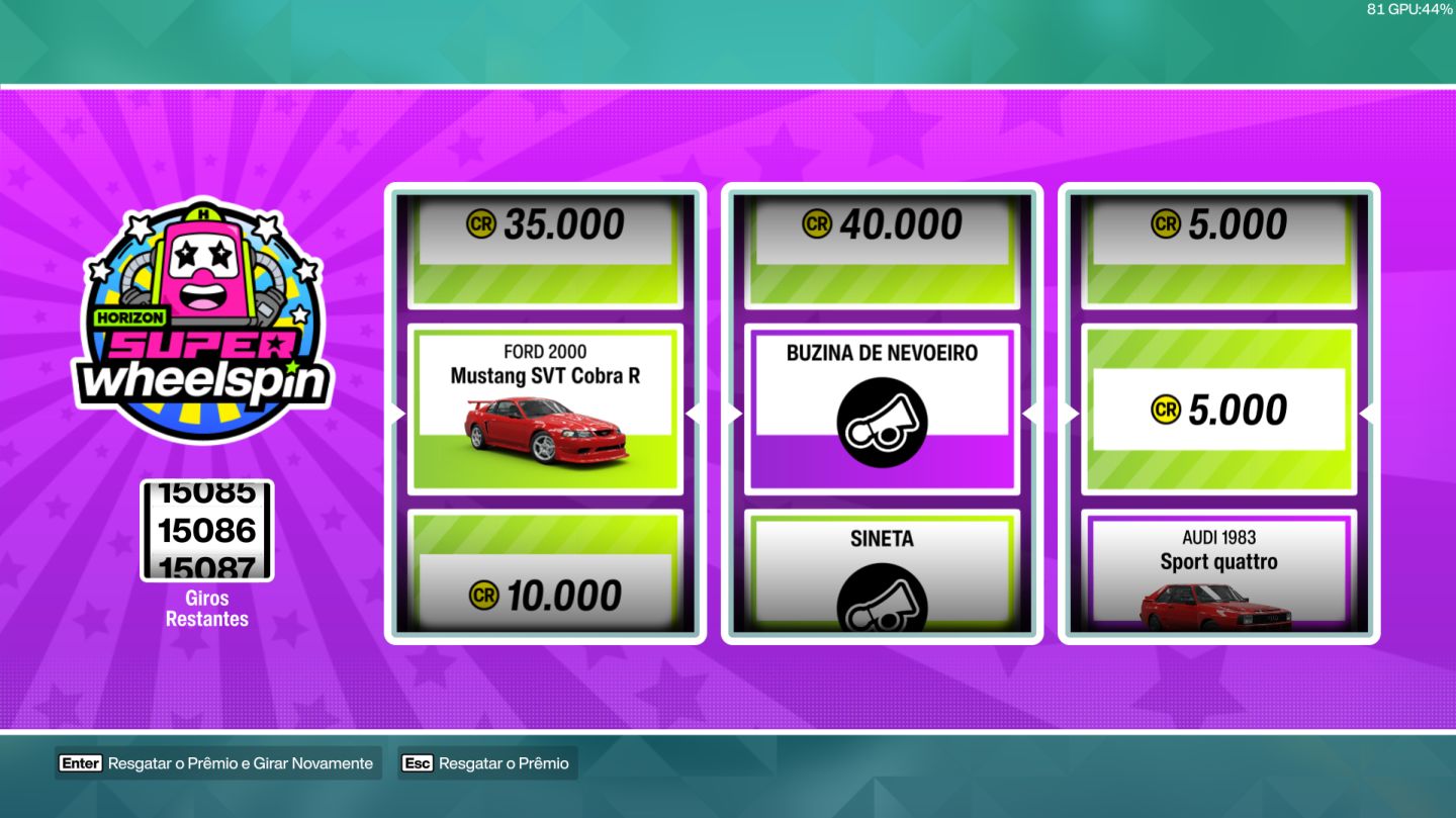 CONTA FORZA HORIZON 6 COMPLETA | NÍVEL 2500 | 800M + TODOS OS CARROS