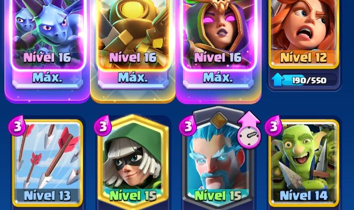 Conta Clash Royale 11000 troféus