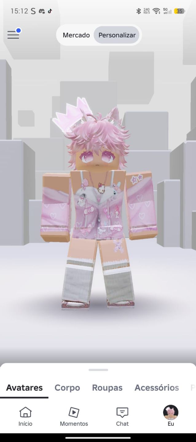 Conta Anime Vanguards Endgame + Skins Roblox