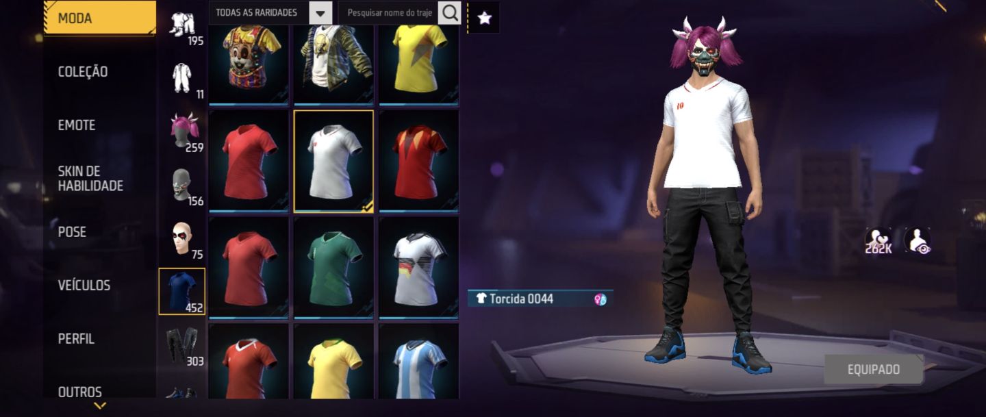CONTA FREE FIRE RARA! MUITAS ARMAS COM VELOCIDADE +2 PARA APOSTADO!!