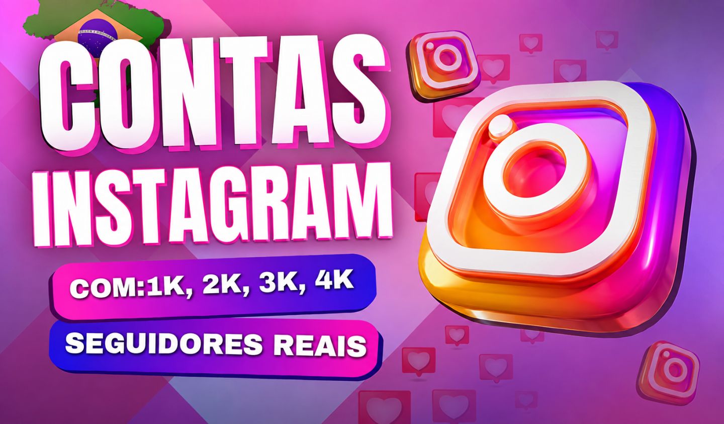 Top Conta de instagram - Conta ativa! - Seguidores Reais