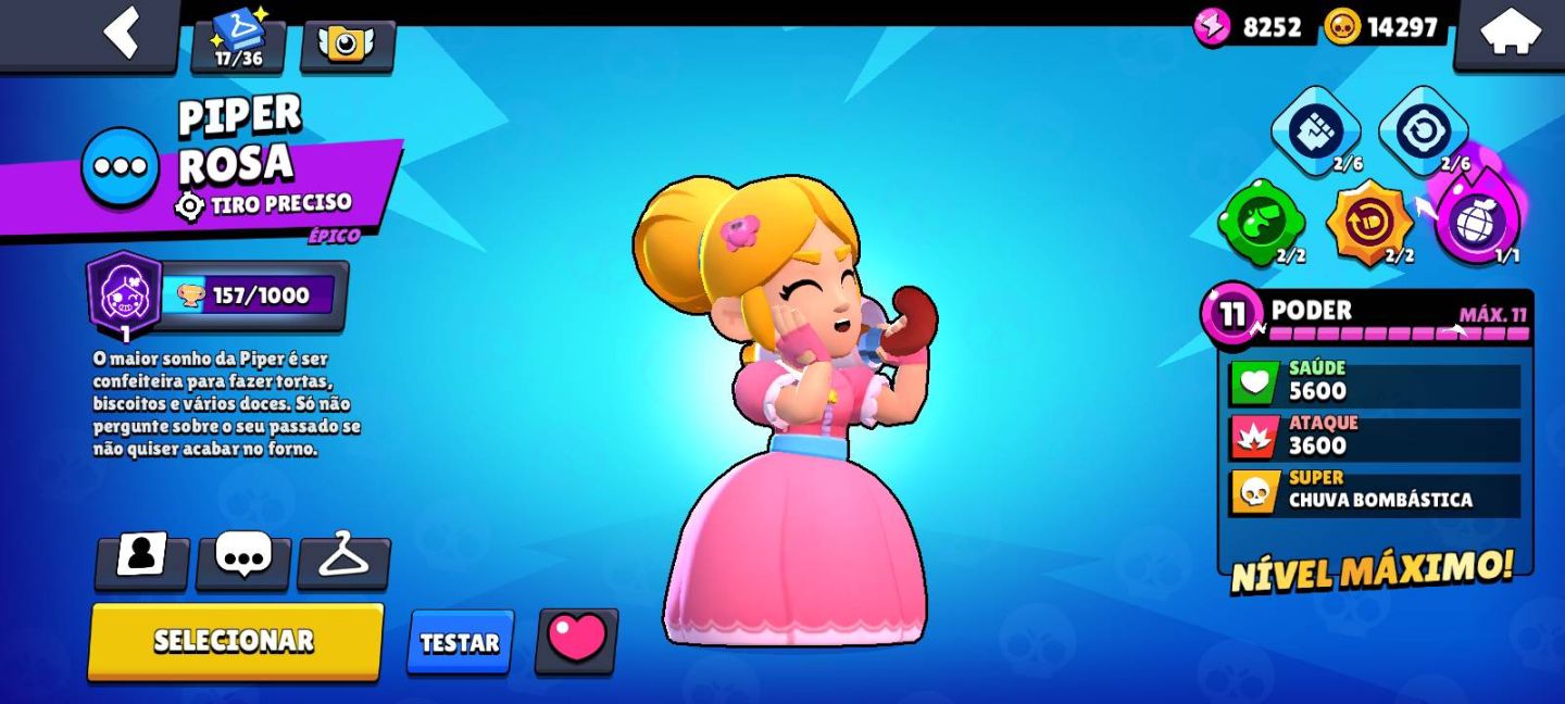Conta brawl star muito rara 100k trofeus