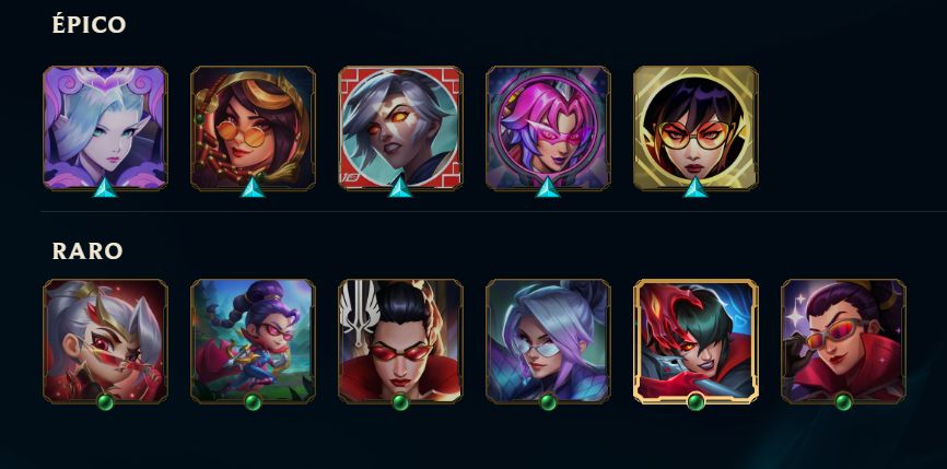 ACC DE LOL ADC + KAISA LENDA ASCENDIDA + TODAS SKIN DA VAYNE, SMOLDER E ZERI