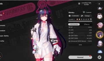 Neverness to Everness - Conta lv 51 - Shinku + 2 PT + PLANADOR HOTORI + SELETOR