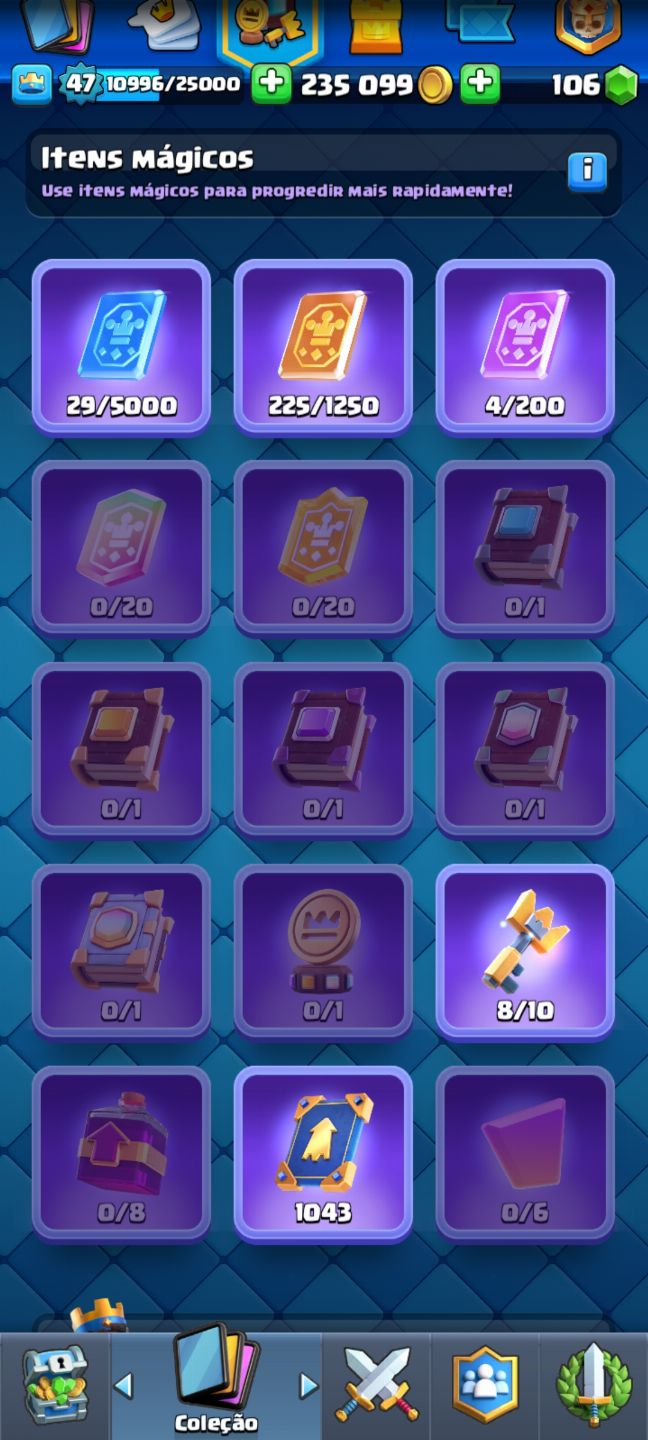 CONTAS CLASH ROYALE LEVEL 15 COM MUITOS EMOJIS