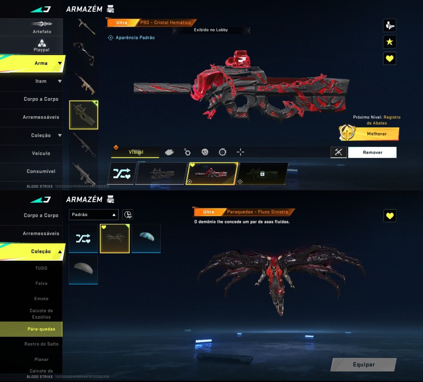 CONTAS DE BLOOD STRIKE INICIANTES COM SKINS JA NA CONTA! (MENOR PREÇO)