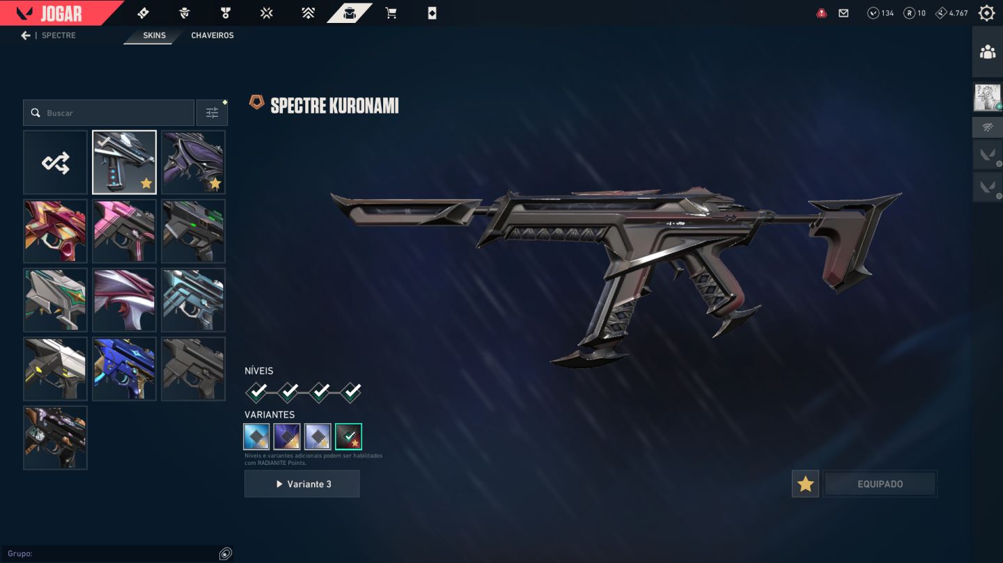 CONTA VALORANT | 190 SKINS CHAMPIONS 2023/2024 | DIAMANTE 1 | R$3.617 GASTOS.