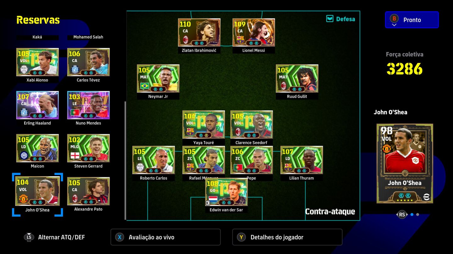 Conta Efootball com as Melhores Cartas do Jogo, Plataforma Steam