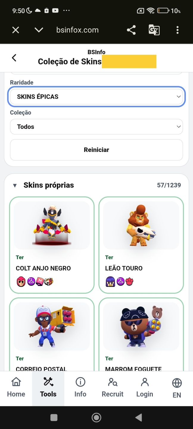CONTA BRAWL STARS | LEIA DESCRIÇÃO