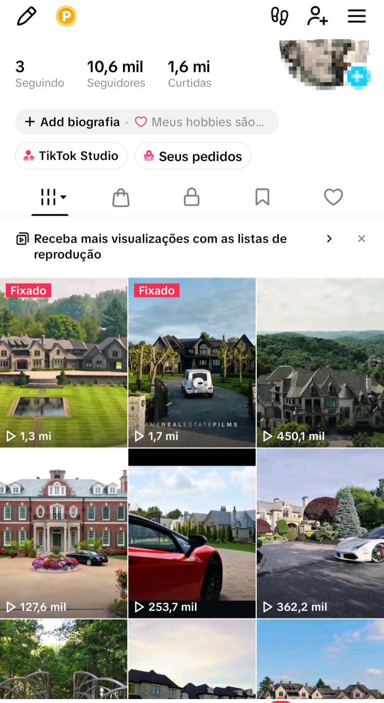 Conta tiktok monetizada