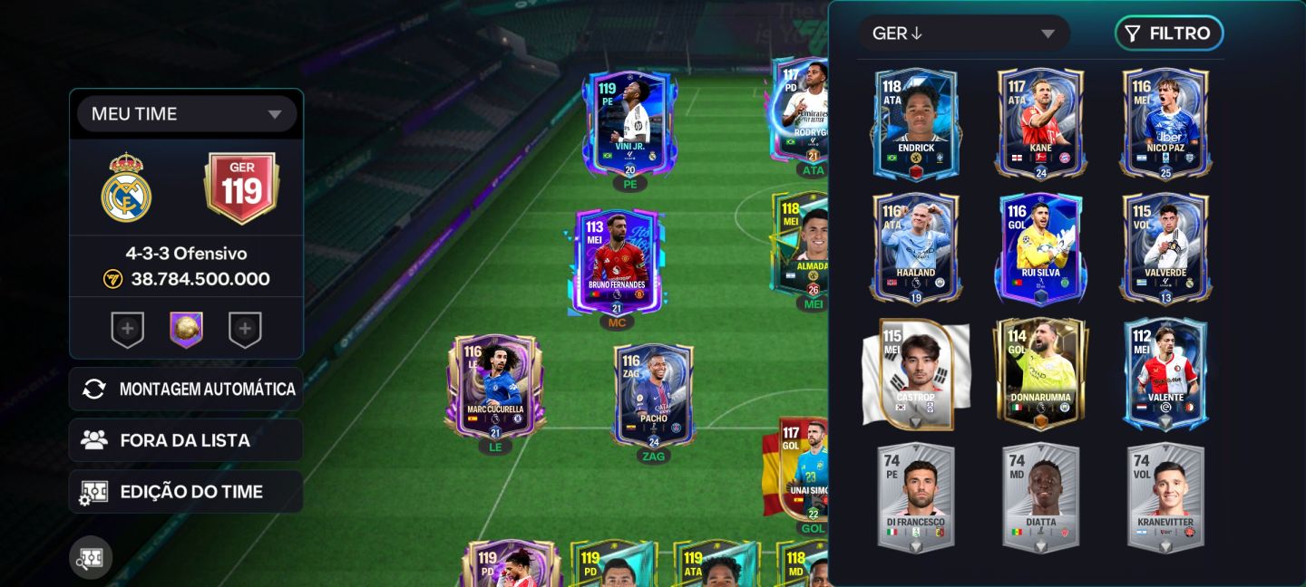 Conta Fc Mobile 119 Maradona 120