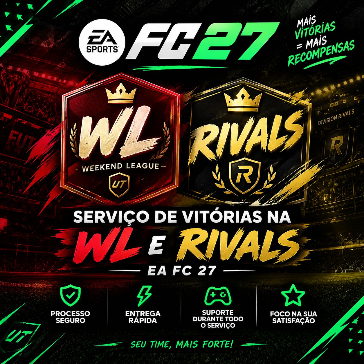 EA FC | WL + Elite no Rivals + draft | Serviço Especializado