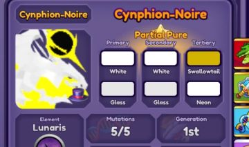 Cynphion-Noire FM 1st Gen Partial Pure White