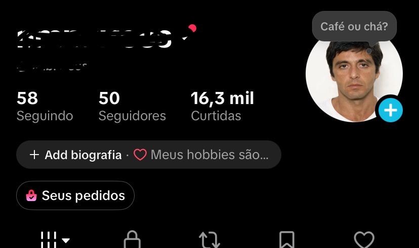 CONTA TIK TOK