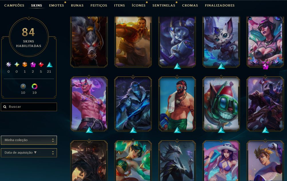 [Entrega Automática] Lol Esmeralda, 84 Skins, + Raras! Honra 4, 36K Ea, Lvl 100