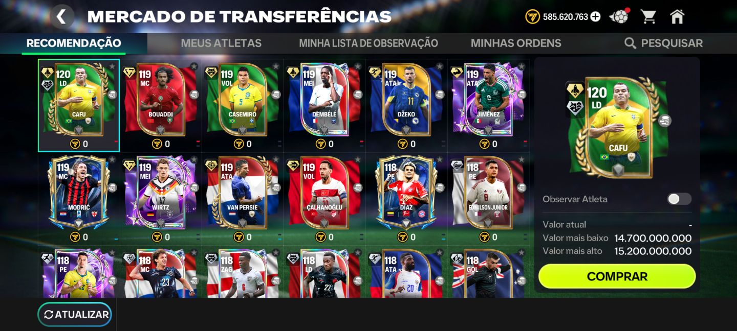 Conta de FC MOBILE 3 Anos