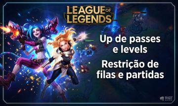 SERVIÇOS DE LEAGUE OF LEGENDS UP DE PASSE, TFT, ARAM E RESTRIÇÕES