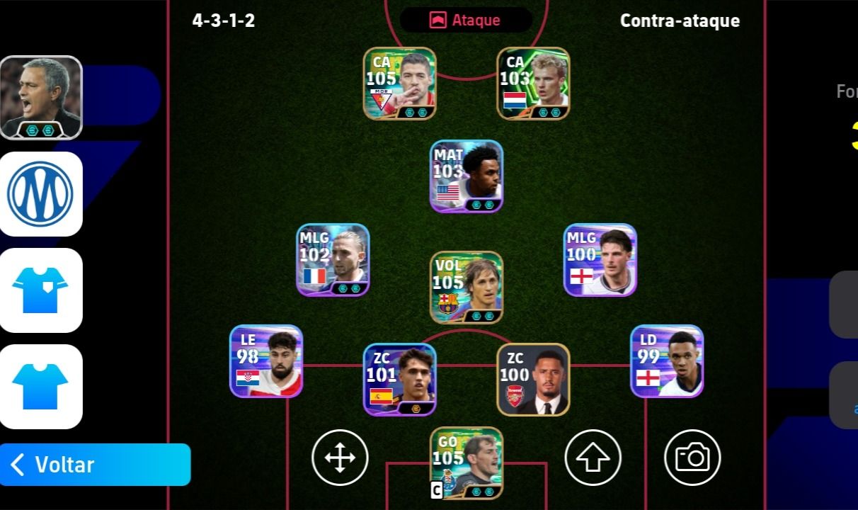 Conta de EFOOTBALL para começar bem