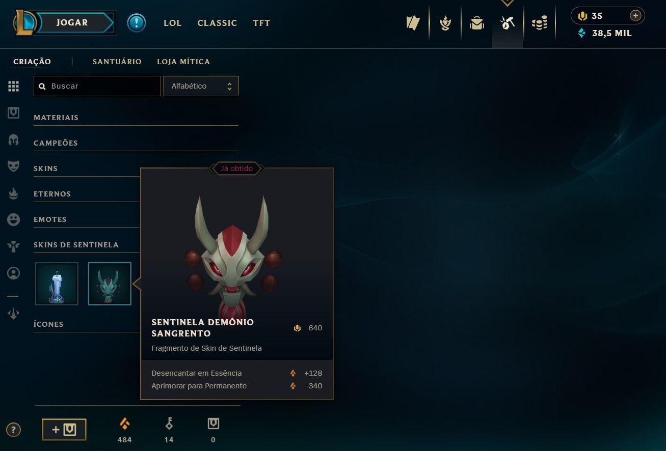 CONTA DE 2020 - 129 SKINS - LVL 328 - TODOS CAMPEÕES - 38K DE EA - 38 CROMAS