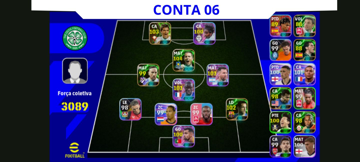 Contas Efootball Iniciais com Épicos/big Times Garantidos! Vol. 3