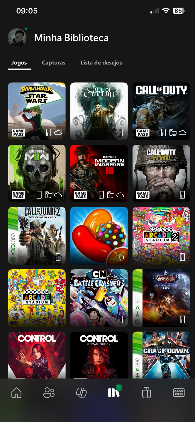 Conta Xbox premium 190 jogos