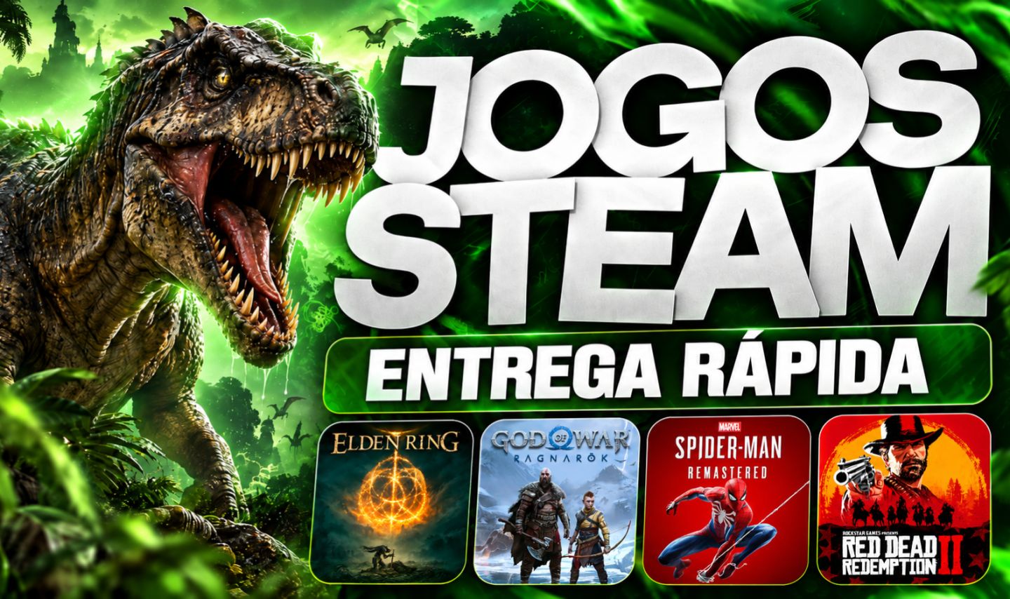 (QUASE DE GRAÇA) CONTAS DA STEAM ONLINE E OFFLINE - MELHORES JOGOS + BRINDE