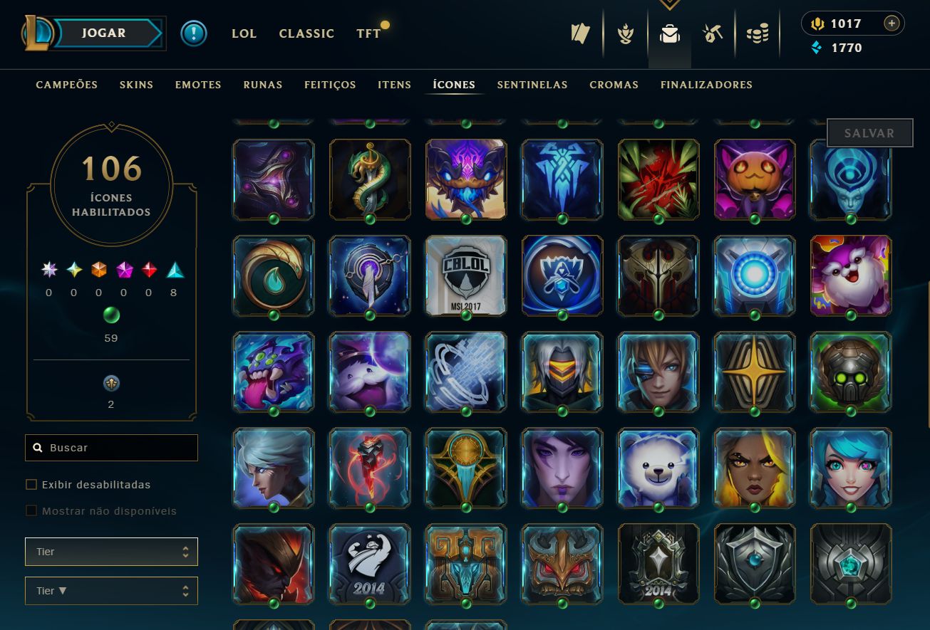 [ACESSO IMEDIATO] Ranked Open 121 Skins 125 Campeões 1K DE RP