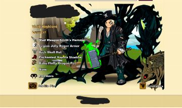 Conta AQW 15 anos de criação, itens raros