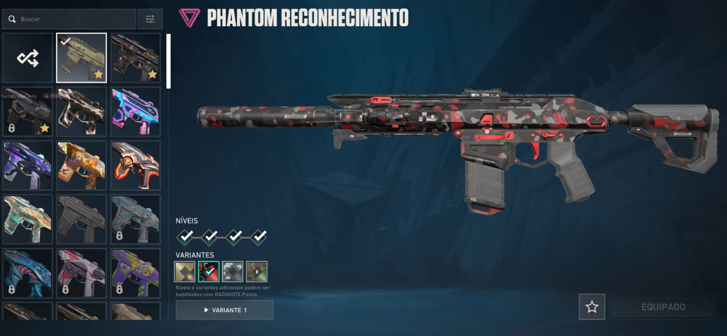 CONTA DE VALORANTO LOTADA DE SKINS (AS QUE MAIS PEGAM)