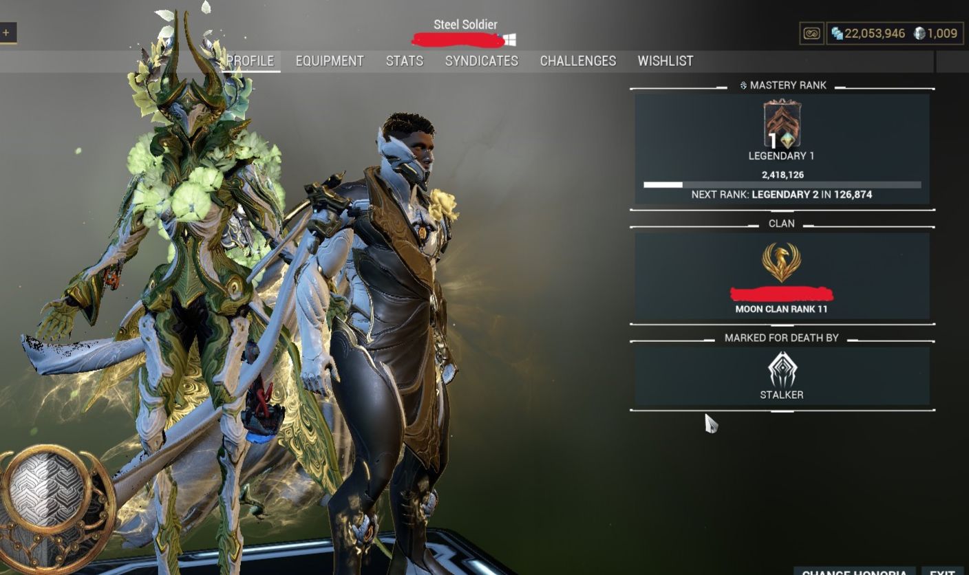 Conta lendário 1 (mr31) - warframe syandana tennocon