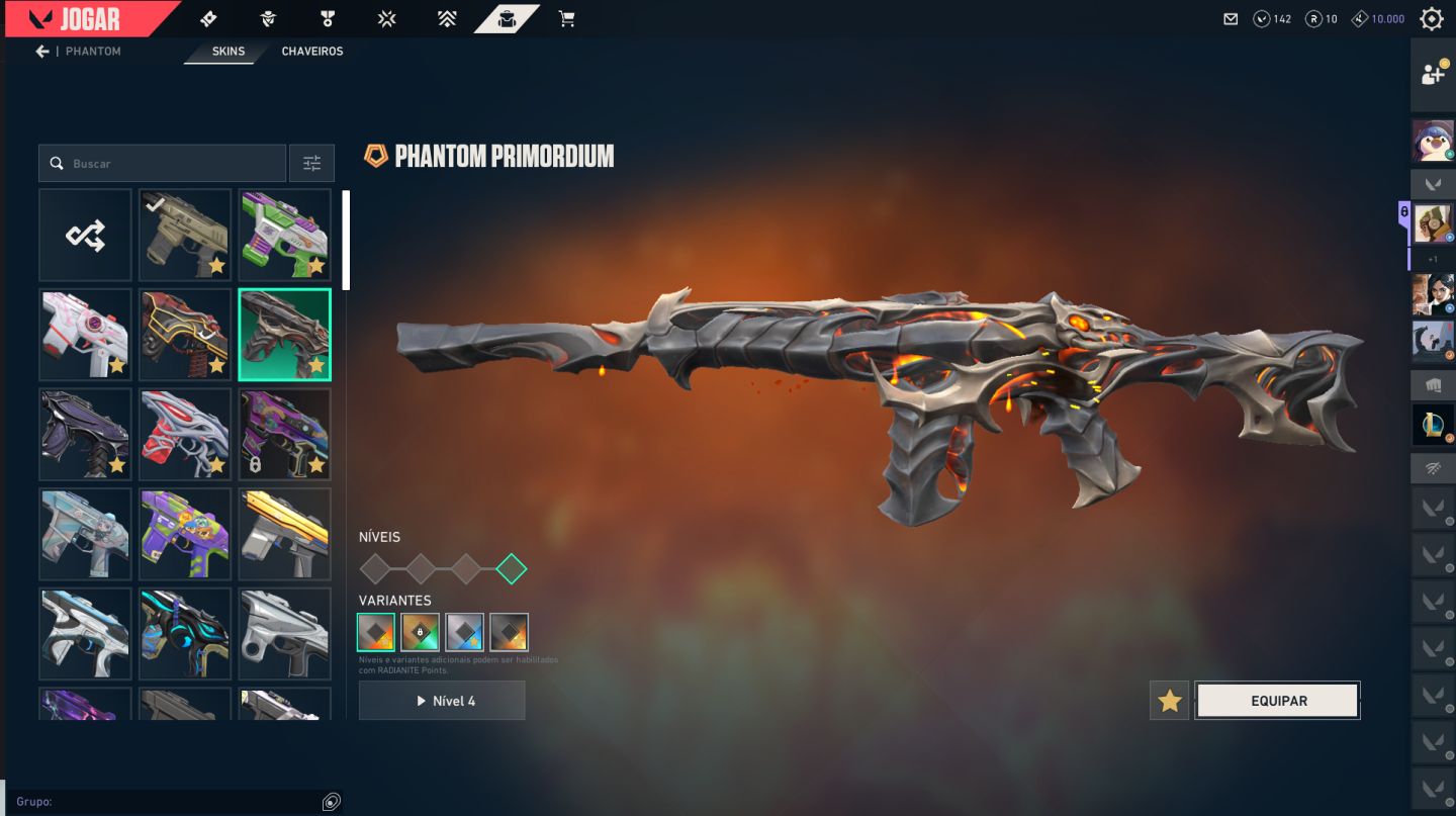 Conta valorant (LOTADA DE SKIN)!!!
