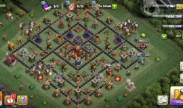 Conta de Clash of clans TOWN WALL 10