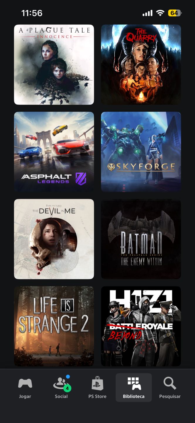 COMTA PSN COM MUITOS JOGOS