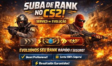 CS2 RANK BOOST (PREMIER & COMPETITIVO & BRAÇO DIREITO ) Menor Preço do mercado!!