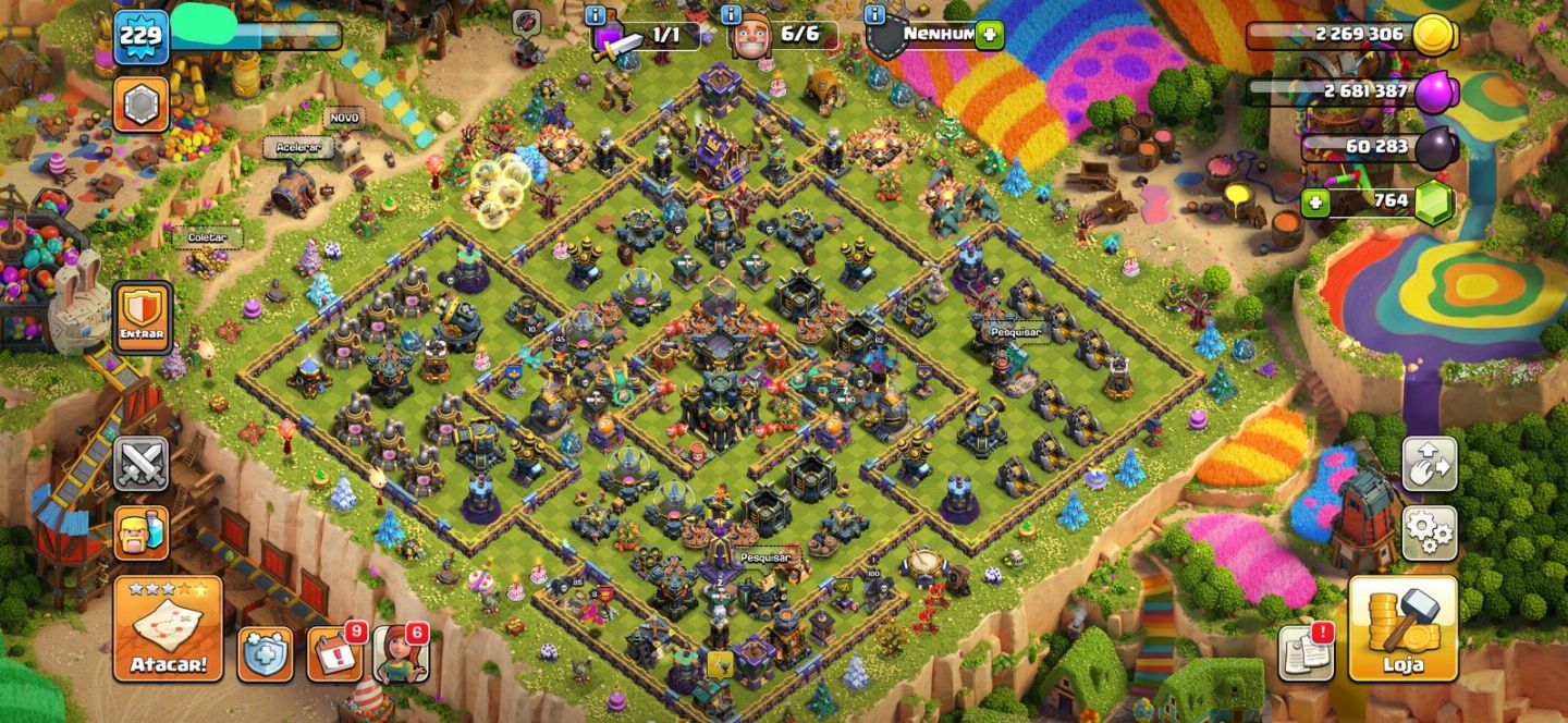 Clash of Clans CV17 quase full