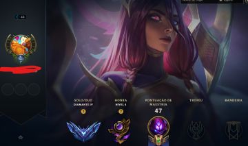 Conta League of legends Diamante