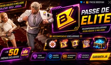 [PROMOÇÃO] PASSE DE ELITE BOOYAH PREMIUM Garena Free Fire / Via ID Sem Adicionar