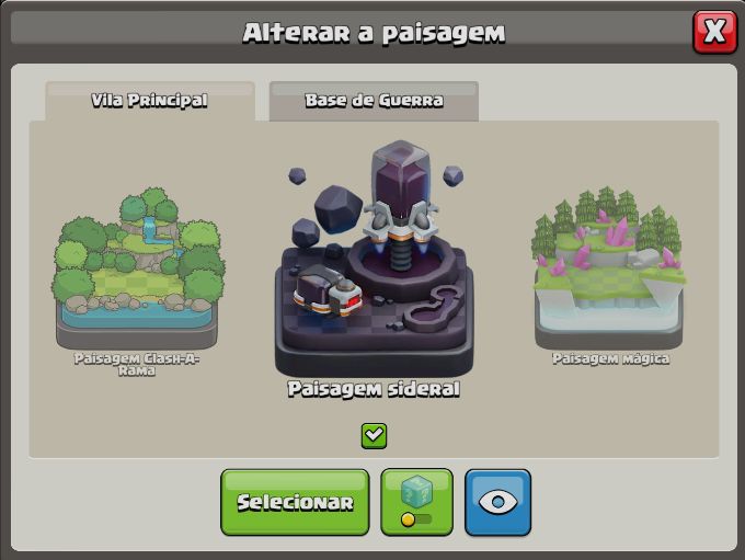 Clash of Clans CV18 muito bem upado - skins raras de heróis TKG