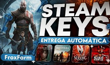 [PROMOÇÃO] PAGUE 1 & LEVE 5 STEAM KEYS PREMIUM