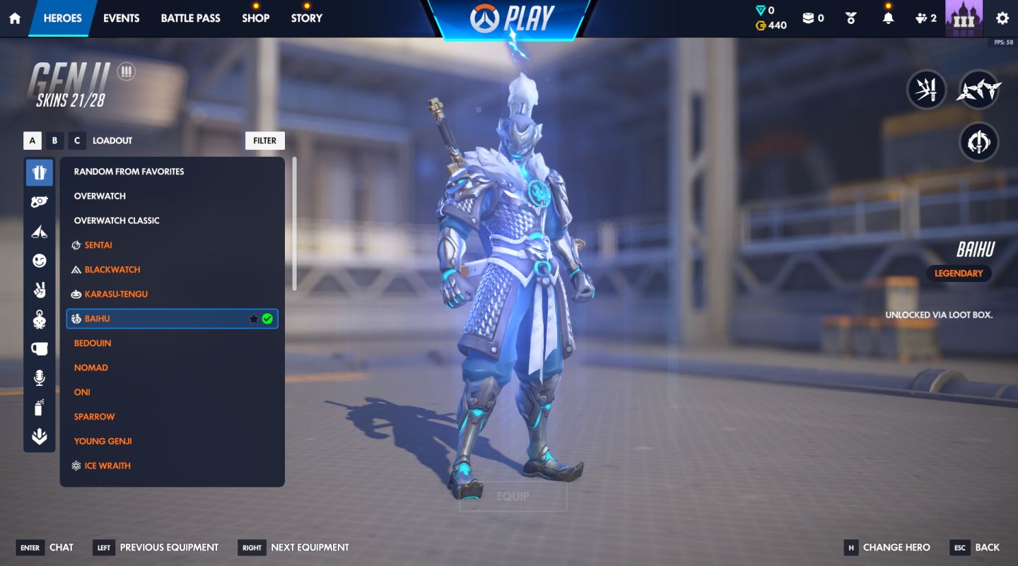 Conta Overwatch com 502 Skins + armas douradas + 29k Moedas antigas