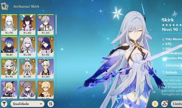 GENSHIN Zibai+bis,Skirk, Columbina, Flins, Mualani, Nahida, Raiden, no GARANTIDO